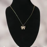 Crystal Bow Necklace