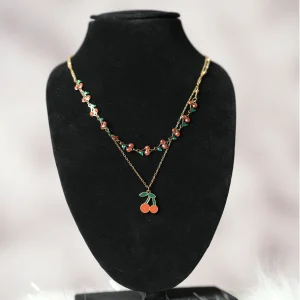 Enchanted Cherry Necklace Set