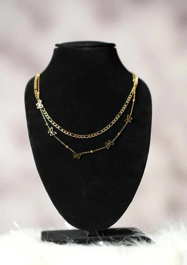 Layed Butterfly Necklace