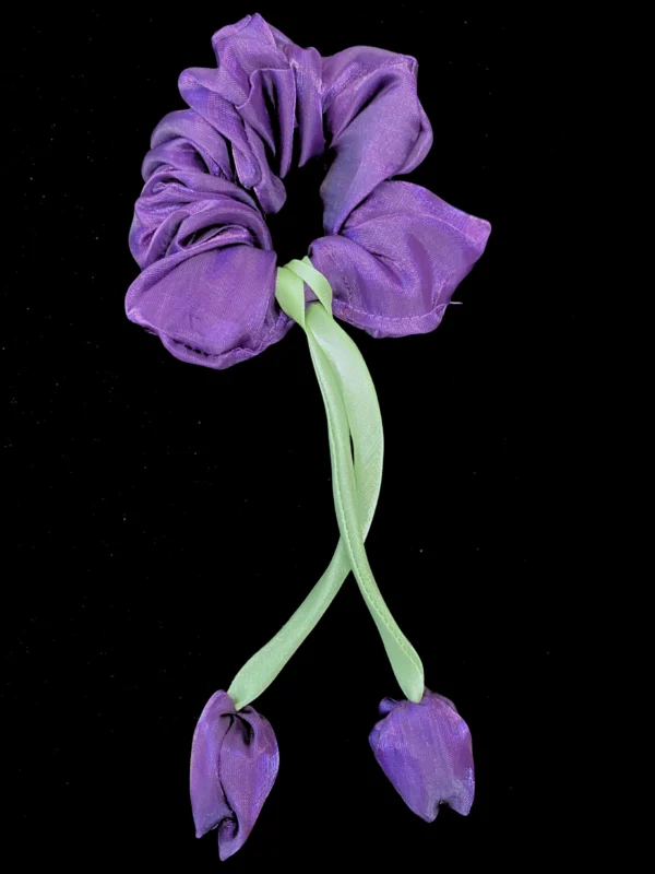 Amethyst Tulip Scrunchies