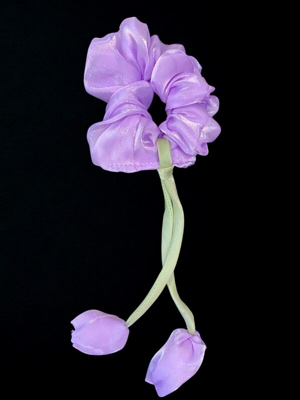 Lilac Charm Scrunchie