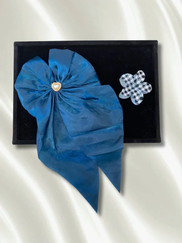 Teal Whisper Bow