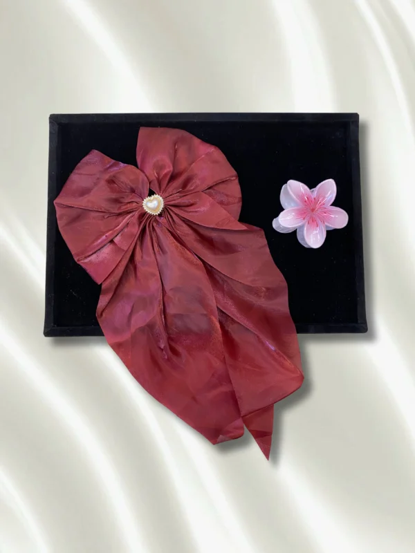 Wine Heart Bow