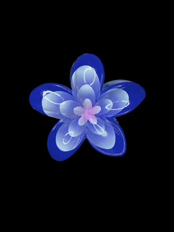 Deep Sea Bicolor Flower Clip