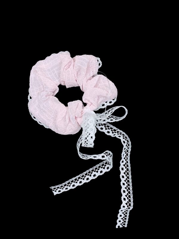 Lace Bow Romance scrunchie