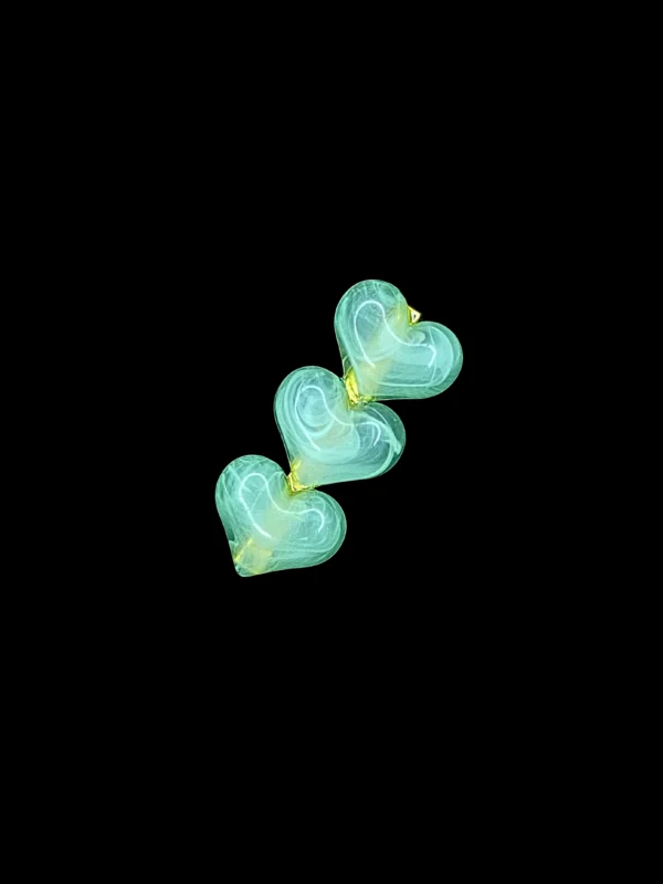 Resin Heart Charm Clip